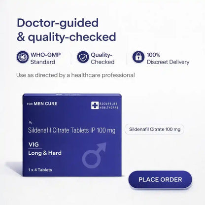 VIG LONG & HARD TABLET | PACK OF 15 | 60 TABLETS