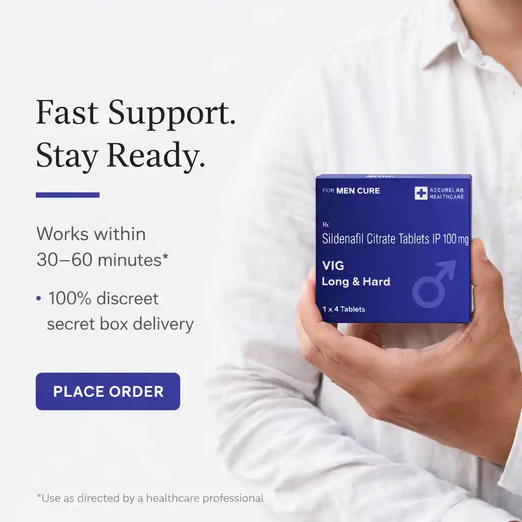 VIG LONG & HARD TABLET | PACK OF 15 | 60 TABLETS