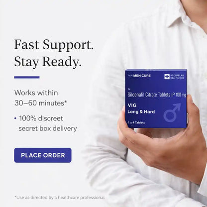 VIG LONG & HARD TABLET | PACK OF 15 | 60 TABLETS