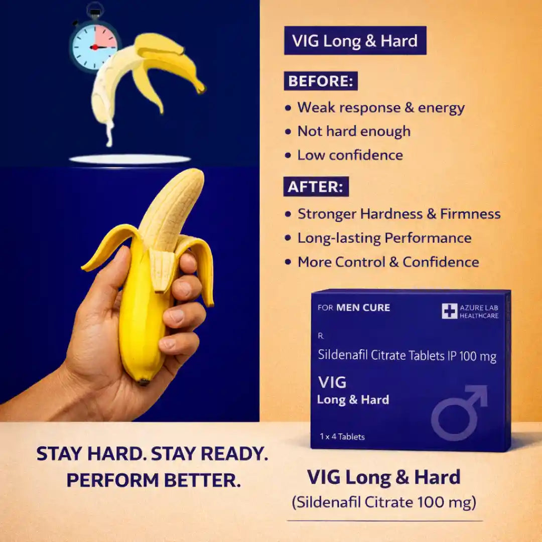 VIG LONG & HARD TABLET | PACK OF 15 | 60 TABLETS