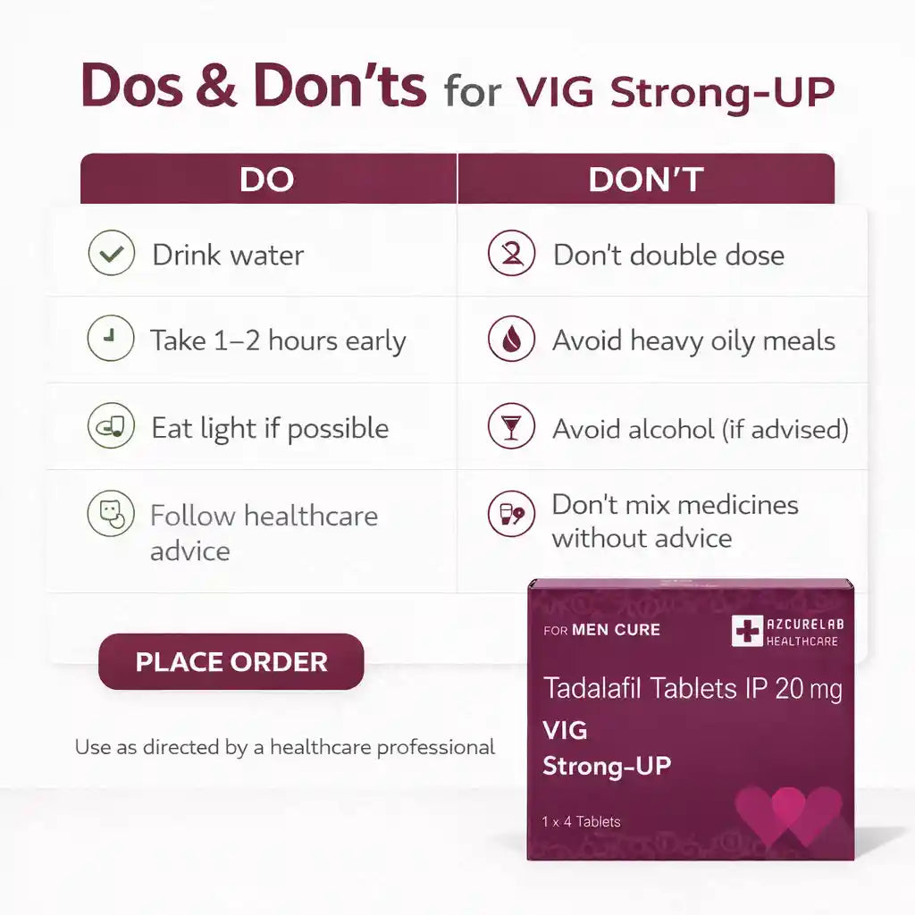 VIG STRONG-UP TABLET | PACK OF 15 | 60 TABLETS