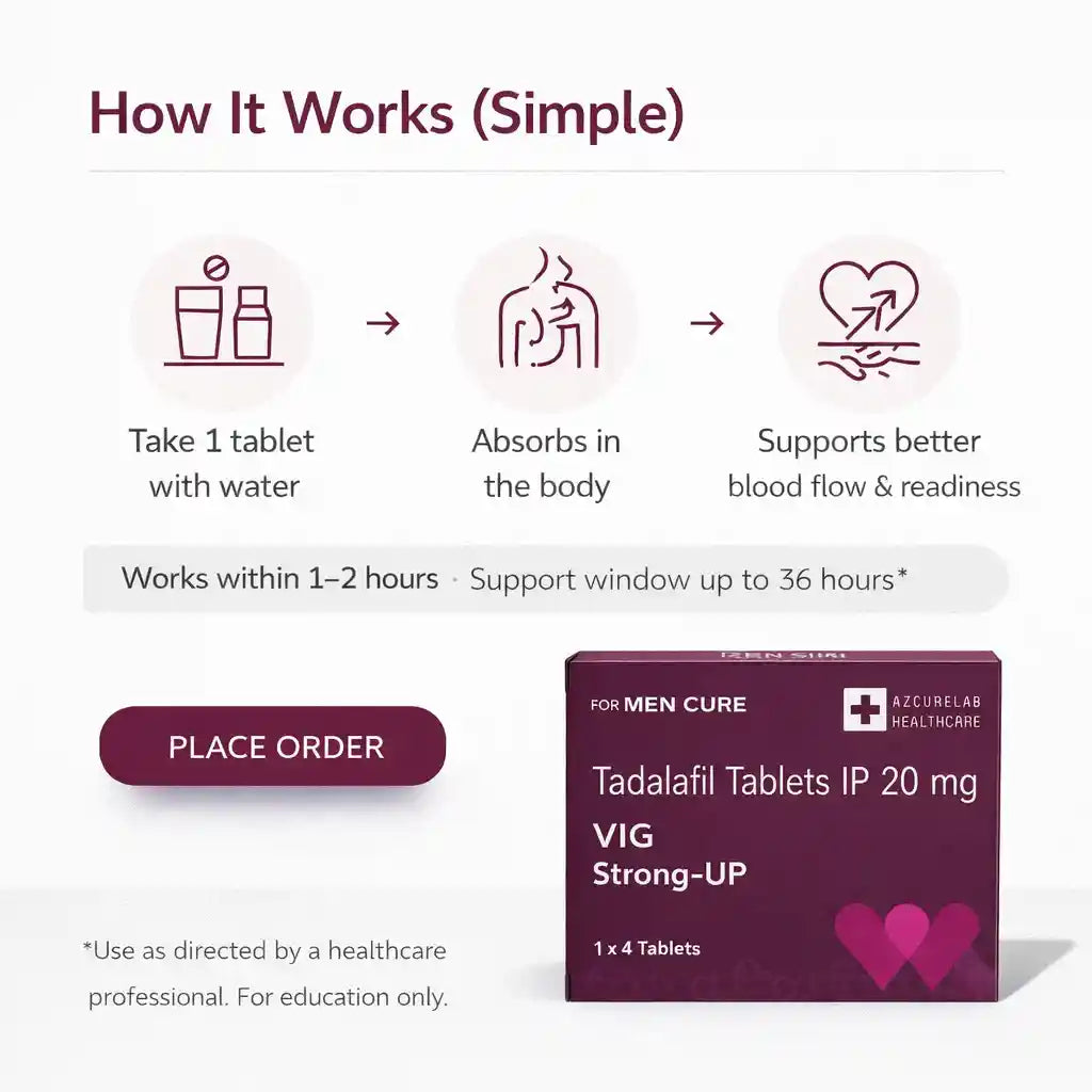 VIG STRONG-UP TABLET | PACK OF 15 | 60 TABLETS
