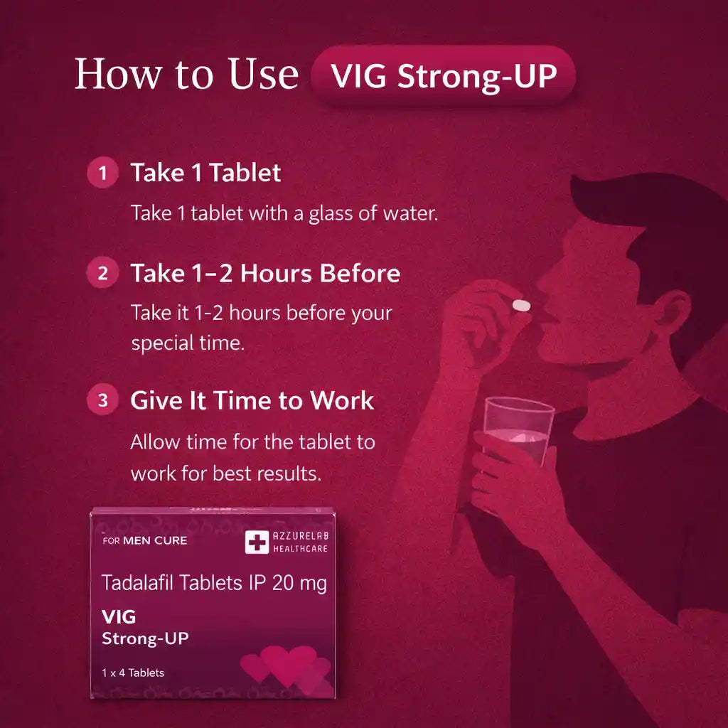 VIG STRONG-UP TABLET | PACK OF 15 | 60 TABLETS
