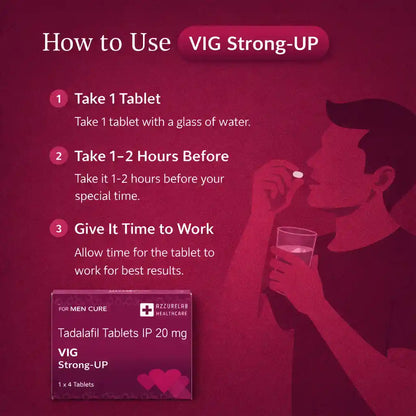 VIG STRONG-UP TABLET | PACK OF 15 | 60 TABLETS