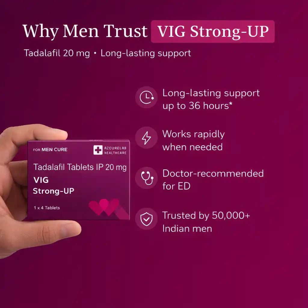 VIG STRONG-UP TABLET | PACK OF 15 | 60 TABLETS