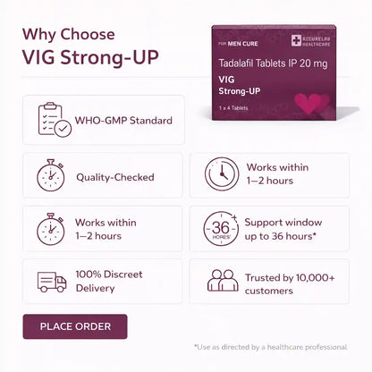 VIG STRONG-UP TABLET | PACK OF 15 | 60 TABLETS